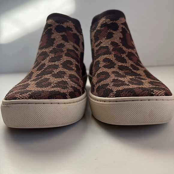 Rothy’s leopard animal print hi top sneaker chelsea boot wild cat slip on - Picture 3 of 16